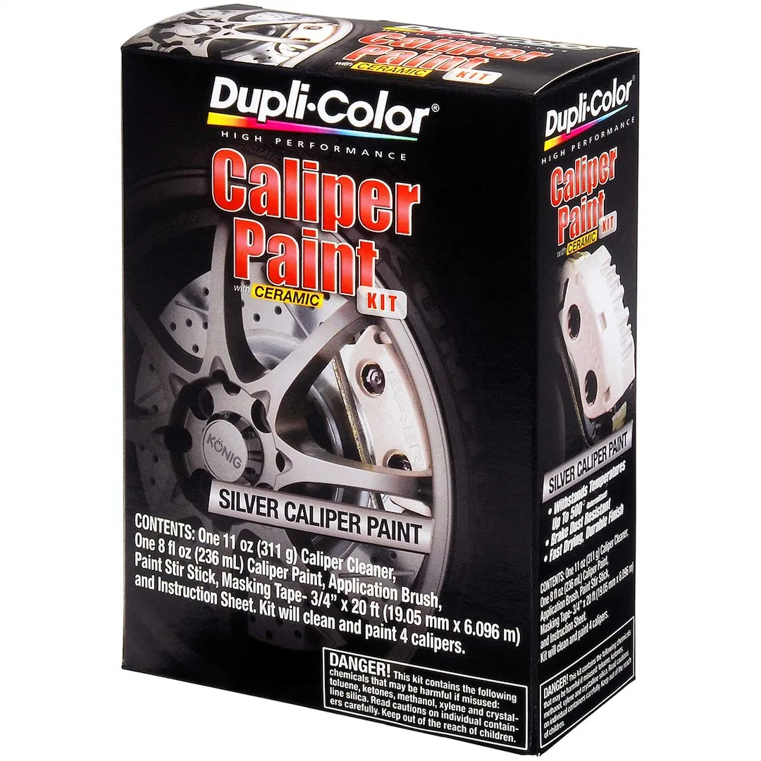 BCP403 – VHT Caliper Paint, Heat Resistant to 500 Degrees Fahrenheit Silver Kit Includes 16 Ounce Aerosol Spray Can P...